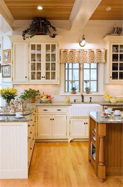 white country kitchen cabinet pics